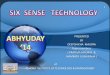 Presentation on Six Sense Technology