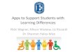 Apps to support students with learning differences