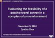 Evaluating the Feasibility of Passive Travel Survey collection in a Complex Urban Environment: Lessons Learned from the New York City Case Study