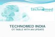 Operation Theatre Tables manufactured by Technomed India