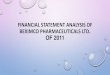 Financial statement analysis of beximco ltd
