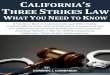 California's Three Strike Law: What You Need to Know