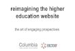 reimagining the higher education website - columbia college chicago and ifactory