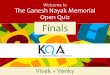 2014 KQA Ganesh Nayak Memorial Open Quiz Finals