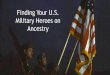 Finding Your U.S. Military Heroes on Ancestry