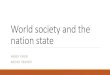 World Society and the Nation State - John W. Meyer