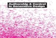 Authorship Control in Generative Design