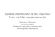 Spatial distribution of BC sources from mobile measurements