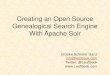 Creating an Open Source Genealogical Search Engine with Apache Solr