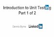 Introduction to Unit Testing (Part 1 of 2)