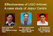 Effectiveness of ugc infonet
