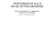 Cosmin Crucean: Perturbative QED on de Sitter Universe