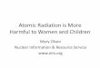 Atomic Radiation Is More Harmful To Women and Children_Mary Olson_NIRS