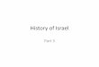 History of israel part 3 PRRM Bible Study Group