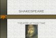 Shakespeare. Theatre at his Time