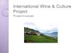 International Wine & Culture Project Example