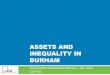 Assets and Economic Inequality in Durham, NC