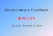 Questionnaire Feedback & Results