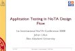 Application Testing in NoTa Design Flow