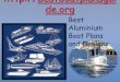 Best aluminium boat plans and designs