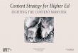 Content Strategy for Higher Ed