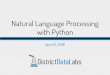 Natural Language Processing with NLTK