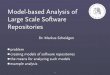 Model-based Analysis of Large Scale Software Repositories