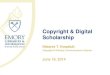 Copyright and Digital Scholarship
