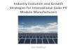Solar Industry Evolution and Growth Strategies