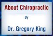 About Chiropractic Cumming Chiropractor Dr. Gregory King