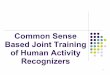 Common Sense Based Joint Training Of Human Activity Recogizers
