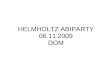 Helmholtz Abiparty 06.11.09