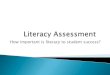University Assignment Literacy Assessment