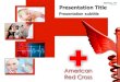 American Red Cross PowerPoint Template -