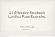 21 Examples of Effective Facebook Landing Page Designs