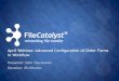 How to configure advanced order forms in FileCatalyst Workflow