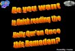 Ramdhan And Quran