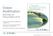 Ocean Acidification Summary for Policymakers (2013)