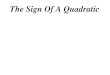 11X1 T10 06 sign of a quadratic (2010)