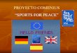 Proyecto Comenius  Sports For Peace