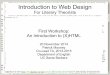 Introduction to Web Design for Literary Theorists I: Introduction to HTML (v. 2.0)