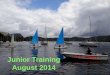 Junior training aug 2014