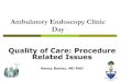 Ambulatory Endoscopy Clinic Day Quality of Care: Procedure 