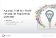 Access NFP Financial Reporting Seminar for Not-for-Profits and Charities