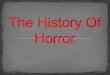 The history of horror cw