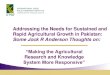 Addressing the Needs for Sustained and Rapid Agricultural Growth in Pakistan