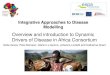 Dynamic Drivers of Disease in Africa 'Ecohealth 2014' presentation on integrative disease modelling