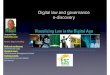 Digital documents & e-discovery