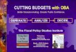 Cutting budgets with outcomes based accountability