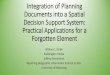 Gribb integration of planning documents into a spatial decision